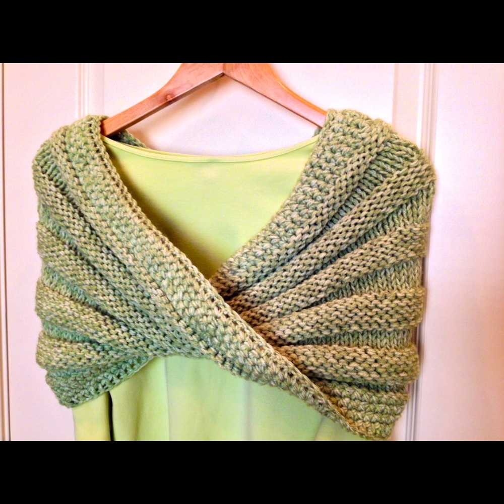 Möbius Wrap Shawl - Hand Knit - One-of-a-Kind